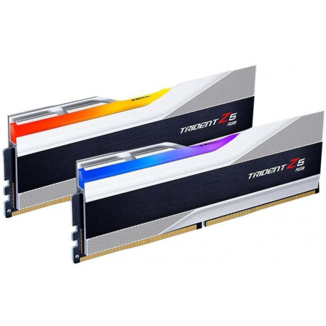 G.Skill Trident Z5 RGB - DDR5 - kit - 64 GB: 2 x 32 GB - DIMM 288-pin - 6400 MHz / PC5-51200 - CL32 - 1.4 V - unbuffered - non-ECC - metallic silver - 0