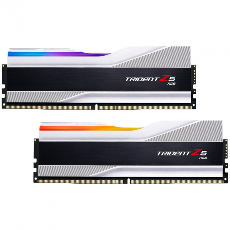 G.Skill Trident Z5 RGB - DDR5 - kit - 64 GB: 2 x 32 GB - DIMM 288-pin - 6400 MHz / PC5-51200 - CL32 - 1.4 V - unbuffered - non-ECC - metallic silver - 2