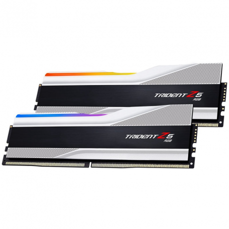 G.Skill Trident Z5 RGB - DDR5 - kit - 64 GB: 2 x 32 GB - DIMM 288-pin - 6400 MHz / PC5-51200 - CL32 - 1.4 V - unbuffered - non-ECC - metallic silver - 3