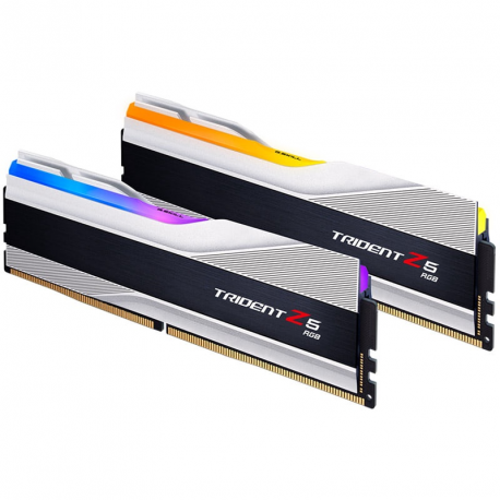 G.Skill Trident Z5 RGB - DDR5 - kit - 64 GB: 2 x 32 GB - DIMM 288-pin - 6400 MHz / PC5-51200 - CL32 - 1.4 V - unbuffered - non-ECC - metallic silver - 4