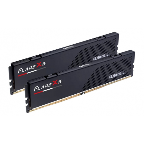 G.Skill Flare X5 - DDR5 - kit - 64 GB: 2 x 32 GB - DIMM 288-pin low profile - 5600 MHz  /  PC5-44800 - CL36 - 1.25 V - unbuffered - non-ECC - matte anodised black - 1