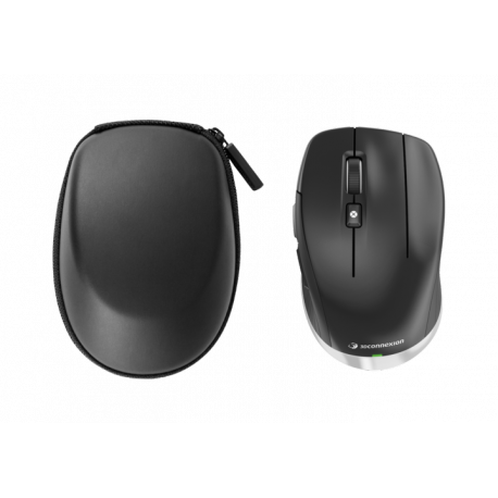 3Dconnexion CadMouse Compact - Mouse - ergonomic - optical - 7 buttons - wireless, wired - USB, Bluetooth, 2.4 GHz - 0