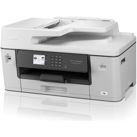 Brother MFC-J6540DWE - Multifunction printer - colour - ink-jet - A3/Ledger (media) - up to 25 ppm (copying) - up to 28 ppm (printing) - 250 sheets - 33.6 Kbps - USB 2.0, LAN, Wi-Fi(n) - with 4 months EcoPro subscription - 2