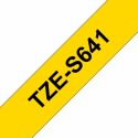 Brother TZe-641 - Standard adhesive - black on yellow - Roll (1.8 cm x 8 m) 1 cassette(s) laminated tape - for Brother PT-D600; P-Touch PT-1880, D450, E550, E800, P900, P950; P-Touch Cube Plus PT-P710