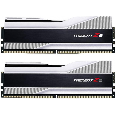 G.Skill Trident Z5 - DDR5 - kit - 64 GB: 2 x 32 GB - DIMM 288-pin - 6000 MHz  /  PC5-48000 - CL32 - 1.4 V - unbuffered - non-ECC - metallic silver - 0