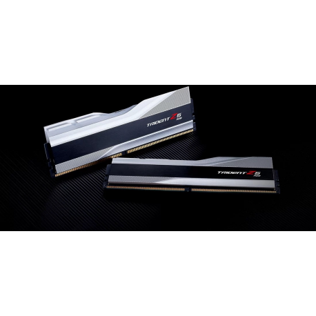 G.Skill Trident Z5 RGB - DDR5 - kit - 64 GB: 2 x 32 GB - DIMM 288-pin - 6000 MHz / PC5-48000 - CL32 - 1.4 V - unbuffered - non-ECC - metallic silver - 3
