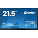 iiyama ProLite T2255MSC-B1 - LED monitor - 21.5" - touchscreen - 1920 x 1080 Full HD (1080p) @ 60 Hz - IPS - 400 cd / m² - 1000:1 - 5 ms - HDMI, DisplayPort - speakers - matte black