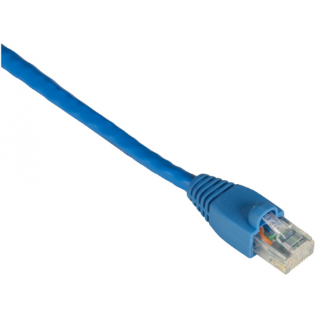 Black Box GigaTrue 550 - Patch cable - RJ-45 (M) to RJ-45 (M) - 7.6 m - CAT 6 - booted, snagless, stranded - blue - 0