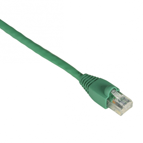 Black Box GigaTrue - Patch cable - RJ-45 (M) to RJ-45 (M) - 30 cm - CAT 6 - booted, snagless, stranded - green - 0