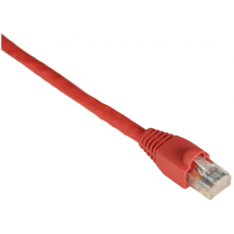 Black Box GigaTrue 550 - Patch cable - RJ-45 (M) to RJ-45 (M) - 15.2 m - CAT 6 - booted, snagless, stranded - red - 0
