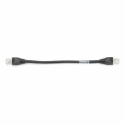Black Box SpaceGAIN Reduced-Length - Patch cable - RJ-45 (M) to RJ-45 (M) - 22.9 cm - CAT 6 - stranded - black