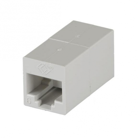 Black Box - Network coupler - RJ-45 (F) to RJ-45 (F) - unshielded - CAT 6 - white (pack of 10) - 0