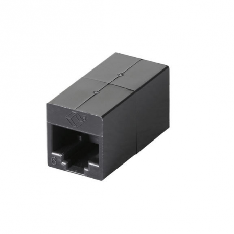 Black Box CAT6 - Cable coupler - CAT 6 - UTP - black (pack of 10) - 0
