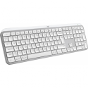 Logitech MX Keys S - Keyboard - backlit - wireless - Bluetooth LE - QWERTY - US English - key switch: Scissor-Key - pale grey