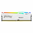 Kingston FURY Beast RGB - DDR5 - kit - 64 GB: 2 x 32 GB - DIMM 288-pin - 5200 MHz  /  PC5-41600 - CL40 - 1.25 V - unbuffered - on-die ECC - white