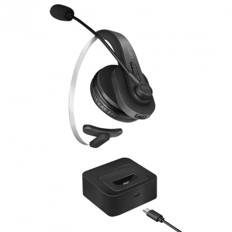 LogiLink - Headset - on-ear - Bluetooth - wireless - black - 4