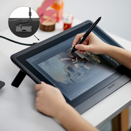 Wacom Cintiq 16 - Digitiser w / LCD display - 34.5 x 19.4 cm - electromagnetic - wired - HDMI, USB 2.0 - 1