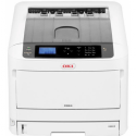 OKI C824dn - Printer - colour - Duplex - LED - A3 - 1200 x 600 dpi - up to 26 ppm (mono)  /  up to 26 ppm (colour) - capacity: 400 sheets - USB 2.0, Gigabit LAN, USB 2.0 host