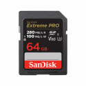 SanDisk Extreme Pro - Flash memory card - 64 GB - Video Class V60 / UHS-II U3 / Class10 - microSDXC UHS-II