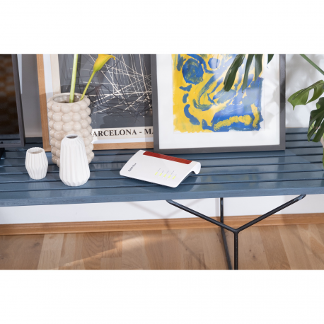 AVM FRITZ!Box 7510 - Wireless router - DSL modem - GigE - 802.11g/n/ax - 2.4 GHz - VoIP phone adapter (DECT) - 3