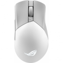ASUS ROG Gladius III Wireless AimPoint - Mouse - right-handed - optical - 6 buttons - wireless, wired - USB, 2.4 GHz, Bluetooth 5.1 LE - moonlight white