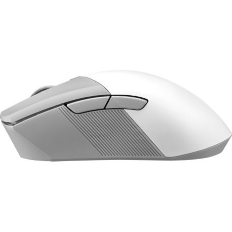 ASUS ROG Gladius III Wireless AimPoint - Mouse - right-handed - optical - 6 buttons - wireless, wired - USB, 2.4 GHz, Bluetooth 5.1 LE - moonlight white - 4