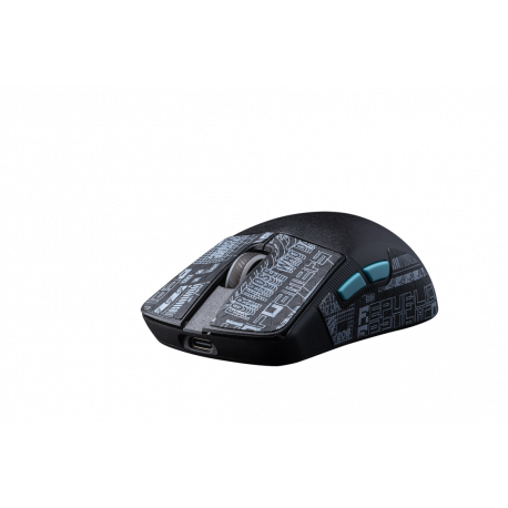 ASUS ROG Harpe Ace - Aim Lab Edition - mouse - right and left-handed - optical - 5 buttons - wireless, wired - 2.4 GHz, USB 2.0, Bluetooth 5.1 - ROG Omni receiver - black - 15