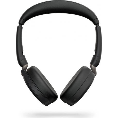 Jabra Evolve2 65 Flex MS Stereo - Headset - on-ear - Bluetooth - wireless - active noise cancelling - USB-C - black - Certified for Microsoft Teams - 3