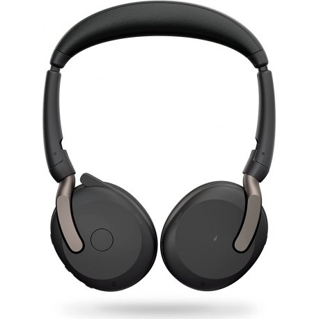 Jabra Evolve2 65 Flex MS Stereo - Headset - on-ear - Bluetooth - wireless - active noise cancelling - USB-C - black - Certified for Microsoft Teams - 4