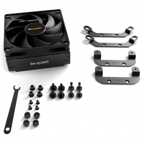 be quiet! Pure Rock LP - Processor cooler - (for: LGA1155, LGA1150, LGA1151, AM4, LGA1200, LGA1700, AM5) - aluminium with copper base - 92 mm - black - 1