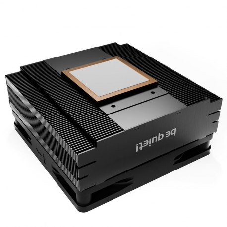 be quiet! Pure Rock LP - Processor cooler - (for: LGA1155, LGA1150, LGA1151, AM4, LGA1200, LGA1700, AM5) - aluminium with copper base - 92 mm - black - 3