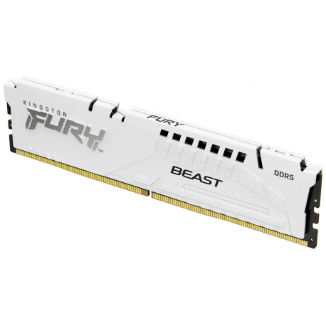 Kingston FURY Beast - DDR5 - kit - 64 GB: 2 x 32 GB - DIMM 288-pin - 5600 MHz  /  PC5-44800 - CL36 - 1.25 V - unbuffered - on-die ECC - white - 1