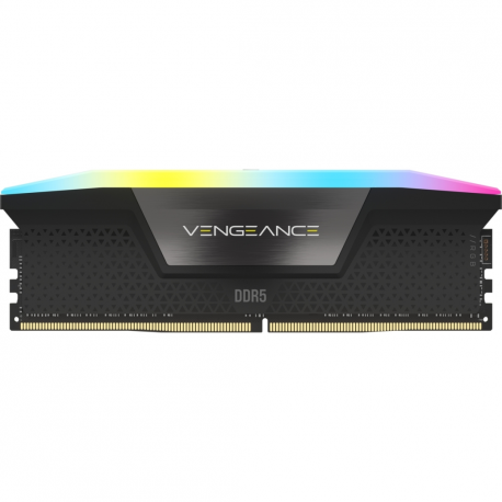 CORSAIR Vengeance RGB - DDR5 - kit - 32 GB: 2 x 16 GB - DIMM 288-pin - 6200 MHz / PC5-49600 - CL36 - 1.4 V - unbuffered - black - 4
