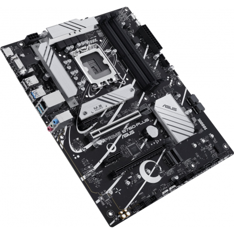 ASUS PRIME B760-PLUS - Motherboard - ATX - LGA1700 Socket - B760 Chipset - USB 3.2 Gen 1, USB 3.2 Gen 2, USB4, USB-C 3.2 Gen 2x2, USB-C 3.2 Gen 1 - 2.5 Gigabit LAN - onboard graphics (CPU required) - HD Audio (8-channel) - 3