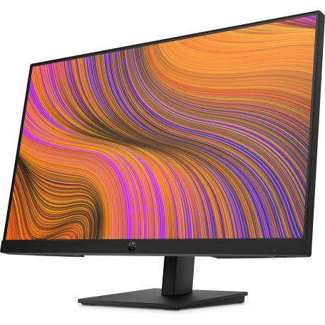HP P24h G5 - LED monitor - 23.8" - 1920 x 1080 Full HD (1080p) @ 75 Hz - IPS - 250 cd / m² - 1000:1 - 5 ms - HDMI, VGA, DisplayPort - speakers - black - 1