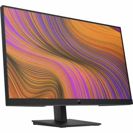 HP P24h G5 - LED monitor - 23.8" - 1920 x 1080 Full HD (1080p) @ 75 Hz - IPS - 250 cd / m² - 1000:1 - 5 ms - HDMI, VGA, DisplayPort - speakers - black - 2
