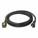 APC - Power cable - NEMA 5-20 (M) to IEC 60320 C19 - AC 120 V - 20 A - 3 m - black - for P / N: SMT2200I-AR, SMT2200R2I-AR, SMT3000I-AR, SMT3000R2I-AR, SMX2KR2UNCX145
