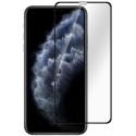 eSTUFF Titan Shield - Screen protector for mobile phone - full cover - glass - frame colour black - for Apple iPhone X