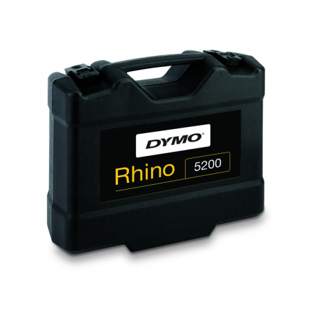 DYMO Rhino 5200 - Hard Case Kit - labelmaker - B / W - Roll (1.9 cm) - cutter - yellow - 1
