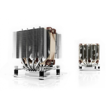 Noctua NH-D9L - Processor cooler - (for: LGA1156, AM2, AM2+, AM3, LGA1155, AM3+, LGA2011, FM1, FM2, LGA1150, FM2+, LGA2011-3, AM4, LGA1200) - aluminum with nickel plated copper base - 92 mm - 5