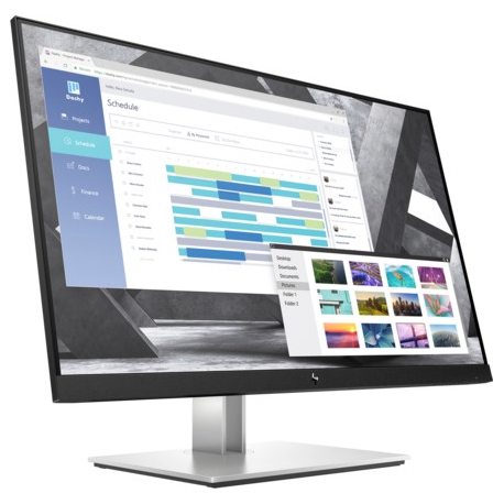 HP E27q G4 - E-Series - LED monitor - 27" - 2560 x 1440 QHD @ 60 Hz - IPS - 250 cd / m² - 1000:1 - 5 ms - HDMI, VGA, DisplayPort - black - promo - for HP 250 G9; Elite 600 G9, 800 G9; Pro 260 G9, 290 G9; ZBook Firefly 14 G9 - 4