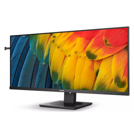 Philips - 5000 Series - LED monitor - USB - 40" (39.53" viewable) - 3440 x 1440 WQHD @ 120 Hz - IPS - 500 cd / m² - 1200:1 - DisplayHDR 400 - 4 ms - HDMI, DisplayPort, USB-C - speakers - black - 1