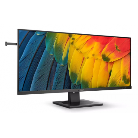 Philips - 5000 Series - LED monitor - USB - 40" (39.53" viewable) - 3440 x 1440 WQHD @ 120 Hz - IPS - 500 cd / m² - 1200:1 - DisplayHDR 400 - 4 ms - HDMI, DisplayPort, USB-C - speakers - black - 2