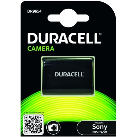 Duracell DR9954 - Battery - Li-Ion - 900 mAh - for Hasselblad Lunar; Sony Cyber-shot DSC-RX10; a6100; a6300; a6400; a6500; a7R II; a7s II - 2