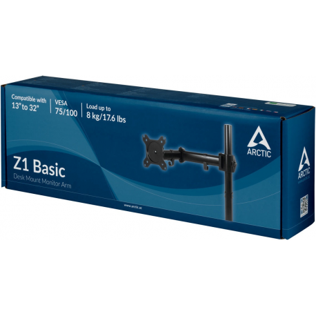 ARCTIC Z1 Basic - Mounting kit - for LCD display - steel - screen size: 13"-32" - desk-mountable - 7