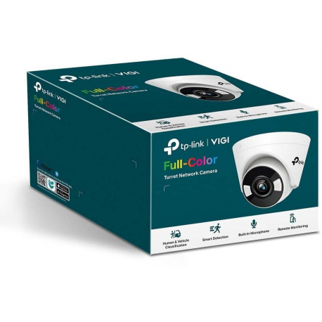 TP-Link VIGI C430 V1 - Network surveillance camera - pan  /  tilt - turret - colour (Day&Night) - 3 MP - 2304 x 1296 - M12 mount - fixed focal - audio - LAN 10 / 100 - H.265+, H.265, H.264+, H.264 - DC 12 V  /  PoE - 6