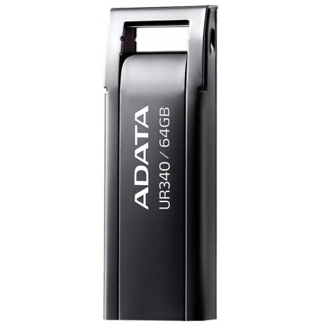 ADATA UR340 - USB flash drive - 64 GB - USB 3.2 Gen 1 - black - 3