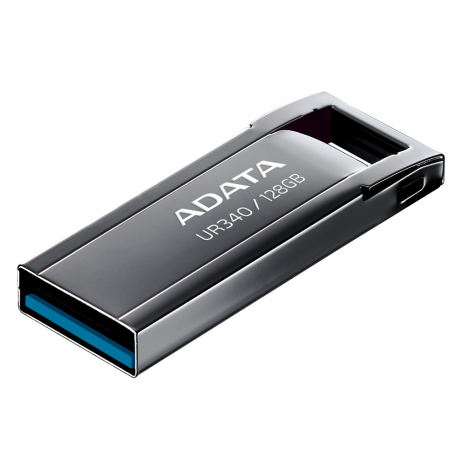 ADATA UR340 - USB flash drive - 128 GB - USB 3.2 Gen 1 - black - 7