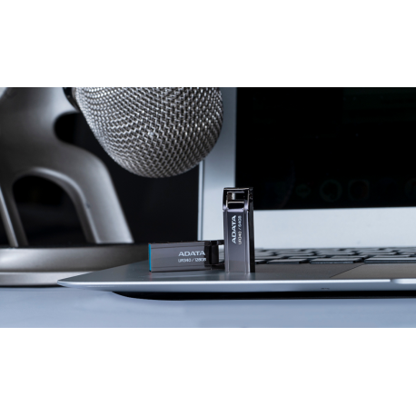 ADATA UR340 - USB flash drive - 128 GB - USB 3.2 Gen 1 - black - 9