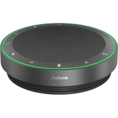 Jabra Speak2 75 MS - Speakerphone hands-free - Bluetooth - wireless - USB-C, USB-A - dark grey - Certified for Microsoft Teams Rooms, Optimised for Microsoft Teams, Microsoft Swift Pair Certified - 0
